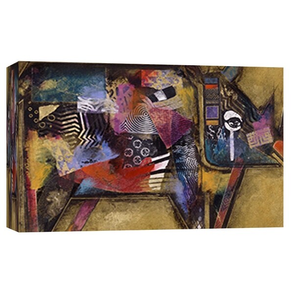 PTM Images 9-101838 PTM Canvas Collection 8" x 10" - "Randy the Rhino" Giclee Rhinoceroses Art Print on Canvas