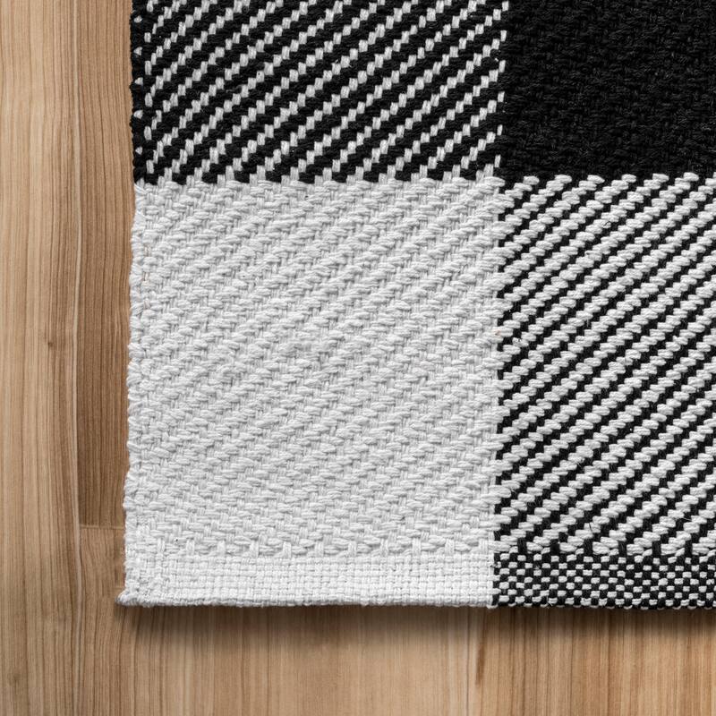Nuloom Rylie Buffalo Plaid Flatweave Area Rug
