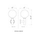 preview thumbnail 8 of 6, Laurent 1 Light Outdoor Wall Sconce - Black