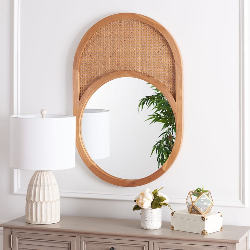 SAFAVIEH Kanisha 24" Mirror - 24" W x 1" D x 36" H