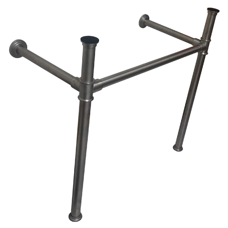 Fauceture Stainless Steel Console Sink Legs in Brushed Nickel