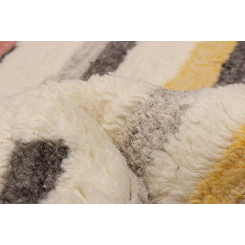ECARPETGALLERY Hand-knotted Tangier Ivory Wool Rug - 8'0 x 10'0