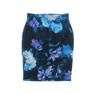 Tabeez Women's Printed Pencil Skirt - 13952496 - Overstock.com Shopping ...