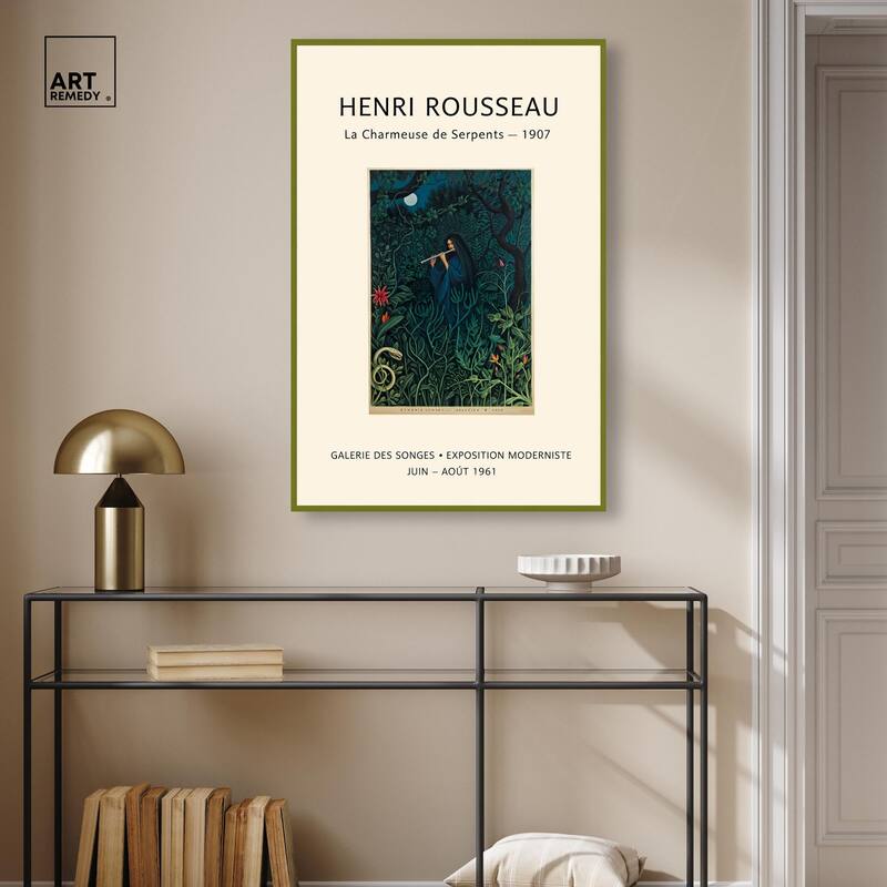 Rousseau's Jungle Dream Canvas by Art Remedy, Gallery Wrapped