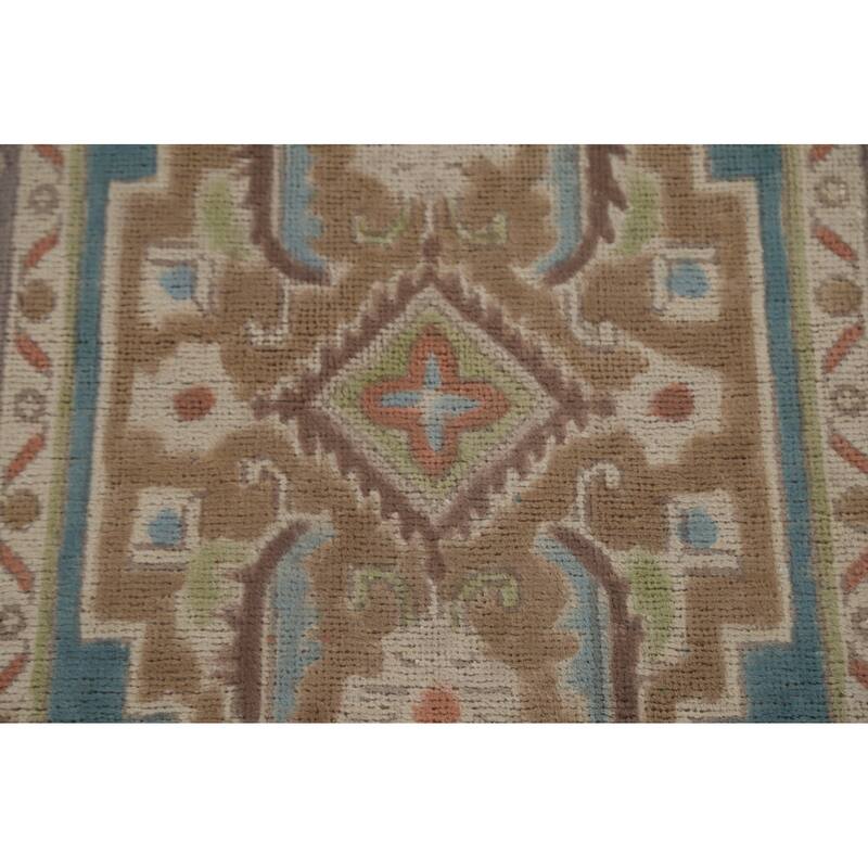 Over-Dyed Tabriz Persian Antique Area Rug Handmade Wool Carpet - 9'11"x 13'1"