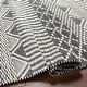 preview thumbnail 4 of 5, Gariane Handmade Striped Wool Blend Area Rug