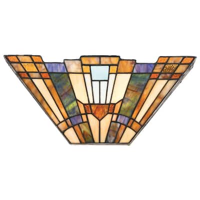 Inglenook 2-Light Wall Sconce in Blue, Honey, Amber
