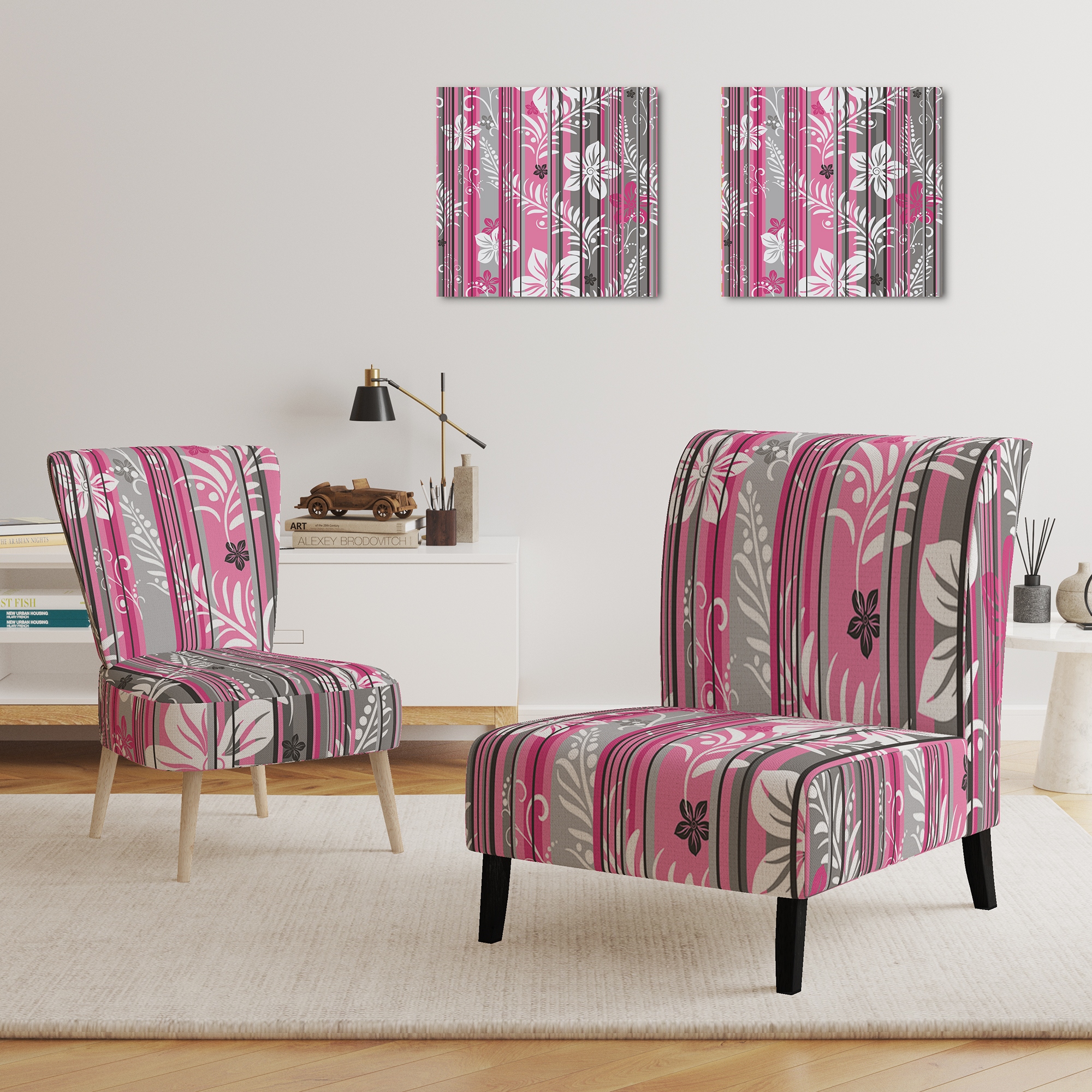 Triptis accent chair floral sales