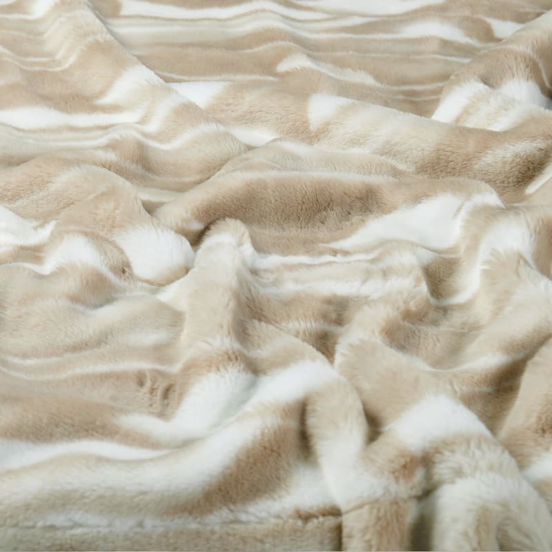 Home Soft Things Beaver FauxFur Throw