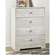 preview thumbnail 3 of 29, Signature Design by Ashley Paxberry White Dresser