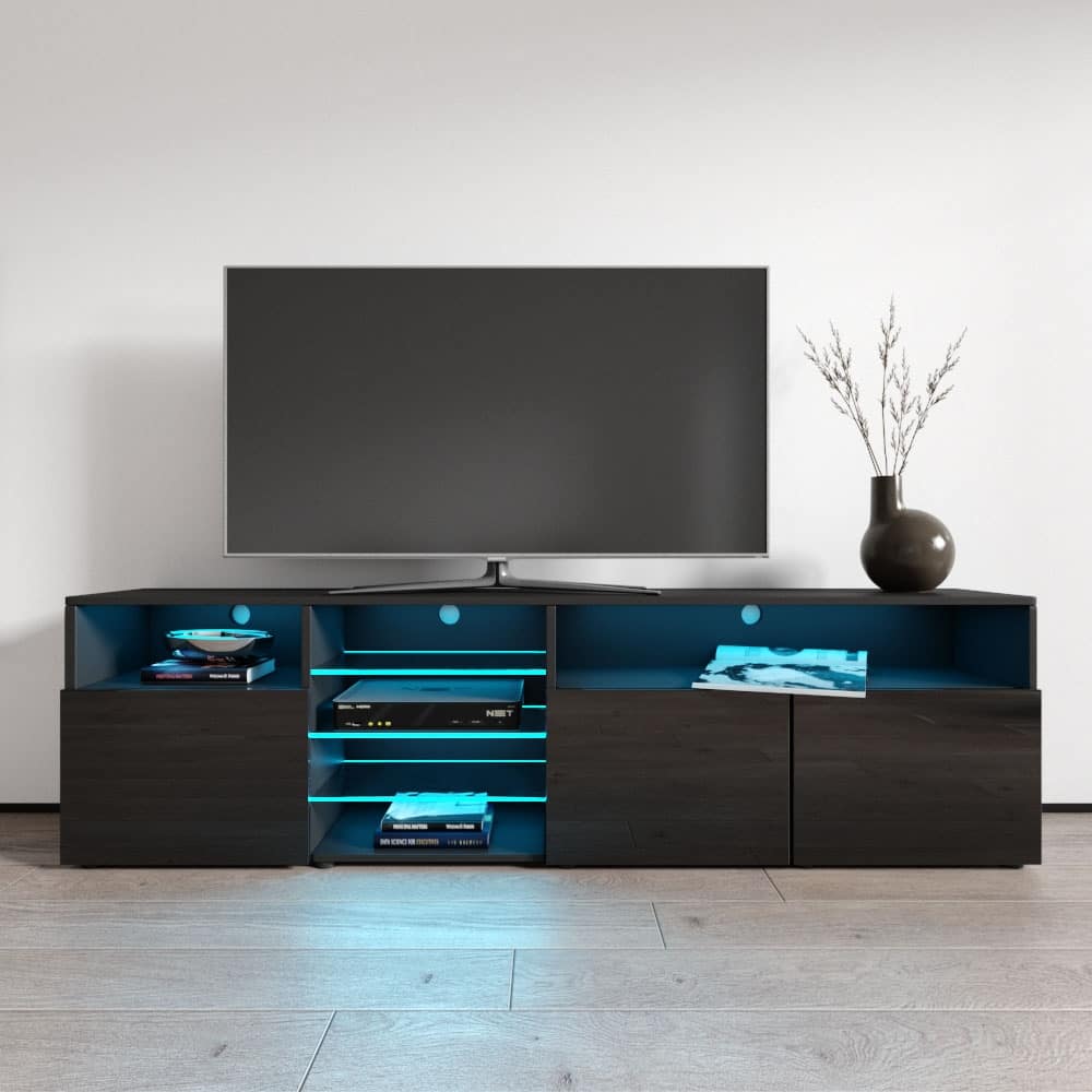 Roma 79-inch Wide Glossy TV Stand