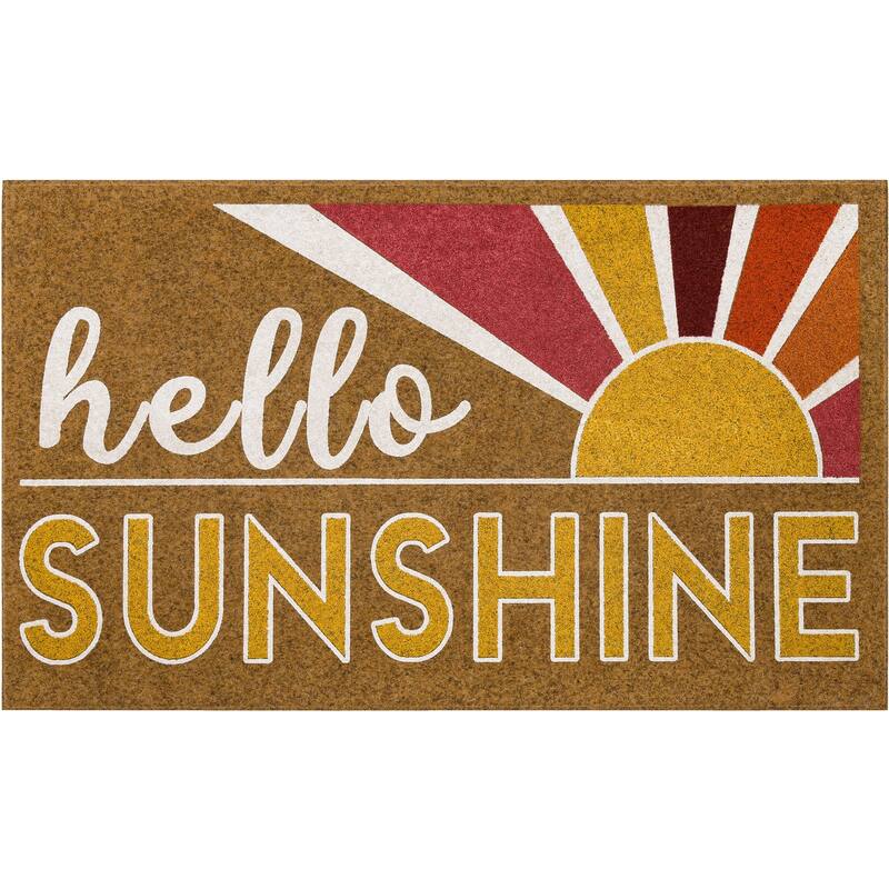 Mohawk Home Faux Coir Novelty Impressions Doormat