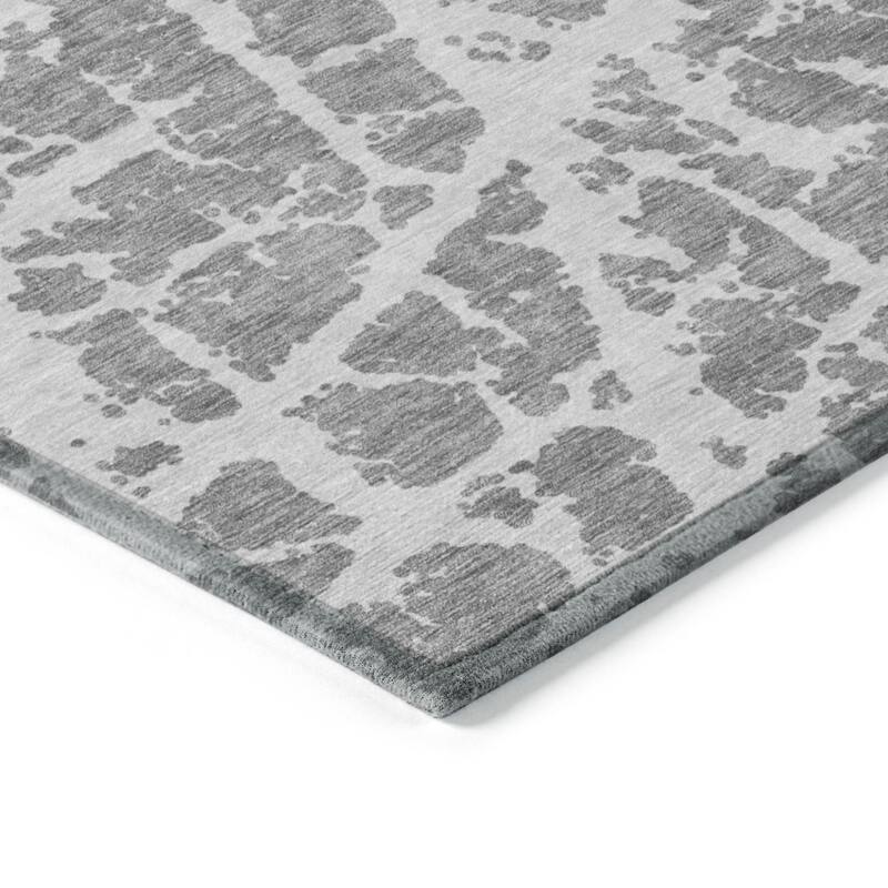 Alfi Contemporary Abstract Weather Resistant Blended Style Outdoor Rug