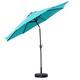 Ainfox 10ft Patio Umbrella with Lights Outdoor Solar Umbrella