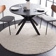 preview thumbnail 91 of 105, SAFAVIEH Handmade Natura Courtney Wool Rug 4' Round - Ivory/Grey