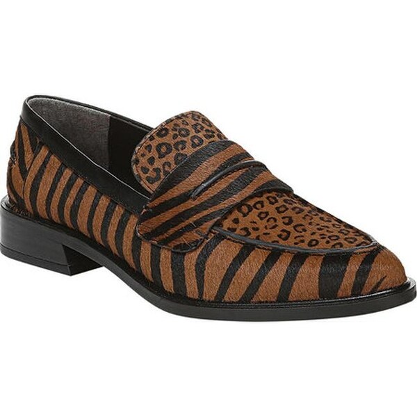 franco sarto leopard print loafers