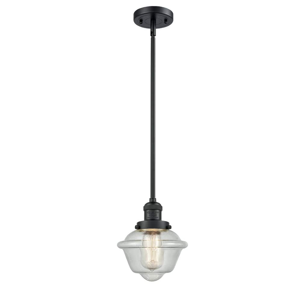 Innovations Lighting Franklin Restoration Oxford - 1 Light 8" Stem Hung Mini Pendant
