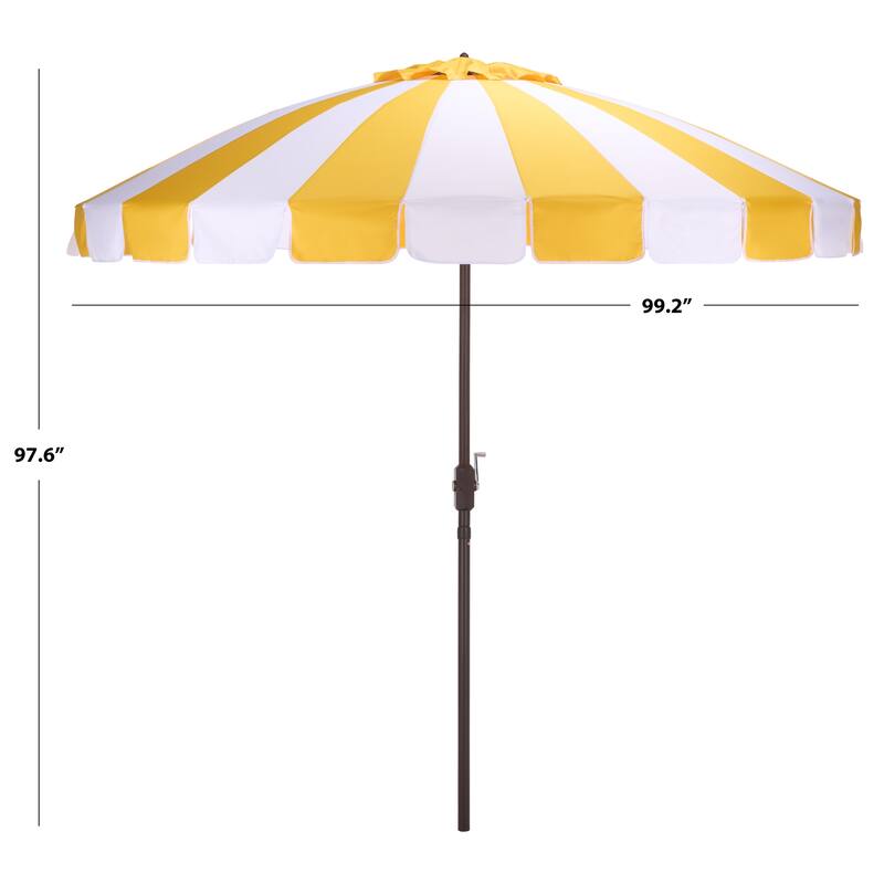 SAFAVIEH Outdoor Living Buti 9ft Crank Umbrella