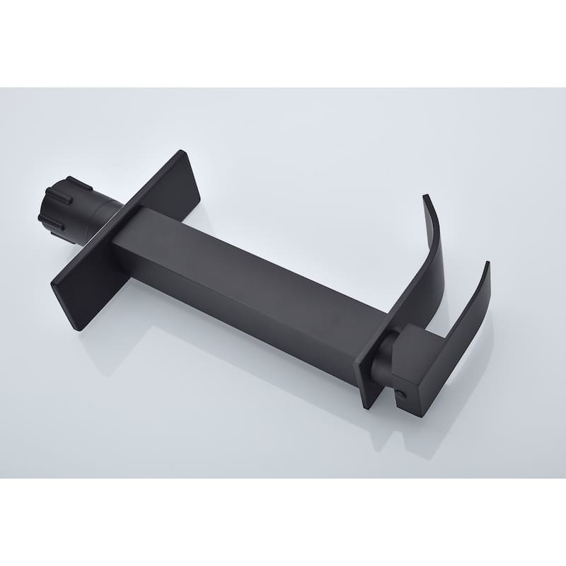 Modern Single Handle Sink Vanity Bathroom Faucet with Waterfall Spout, Anti Corrosion, Anti Rust, Easy Clean