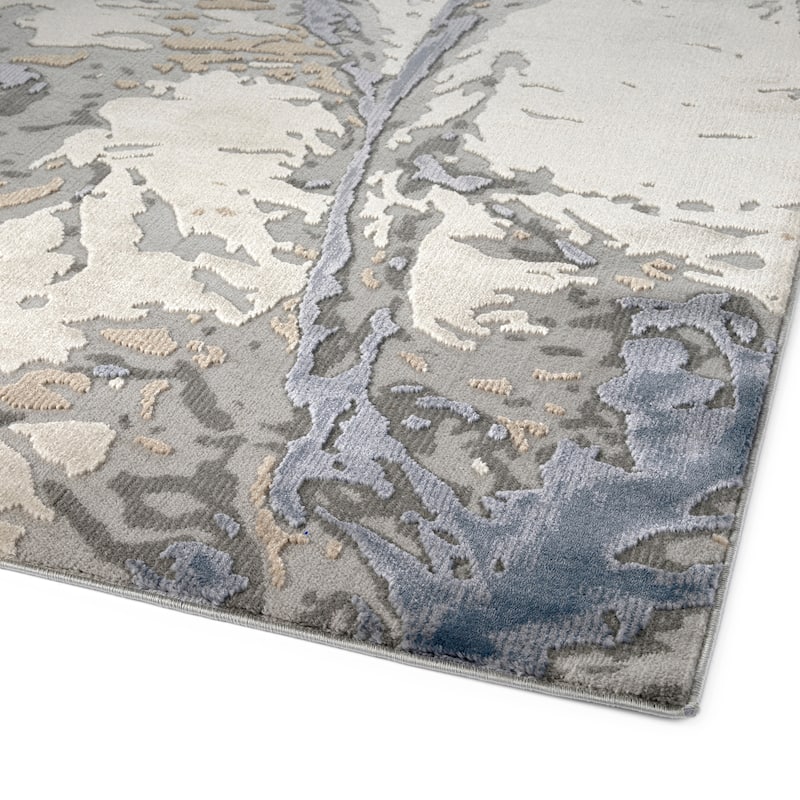 Global altitude collection, indoor/outdoor area rug.