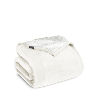 Bare Home Sherpa Fleece Blanket - Reversible Plush Bed Blanket