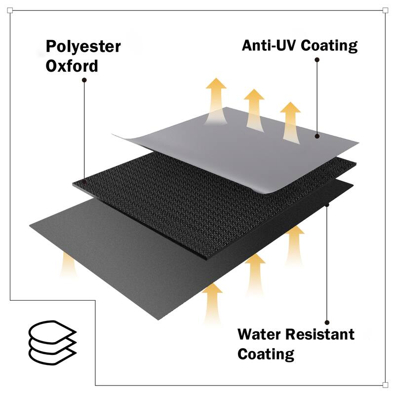 Royal Gourmet 45" Oxford Polyester Outdoor Grill Cover Water Resistant