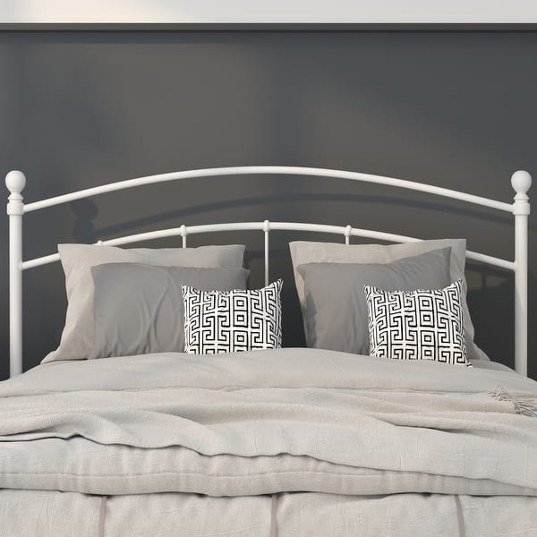 Pulman Classic Full Size White Metal Headboard Bed Bath & Beyond