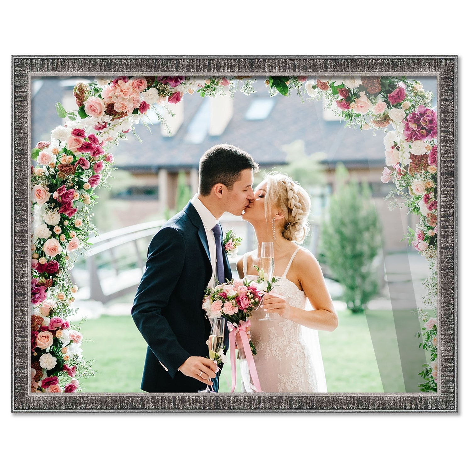 16x24 Frame Silver Picture Frame - Complete Modern Photo Frame - Bed Bath &  Beyond - 28340979