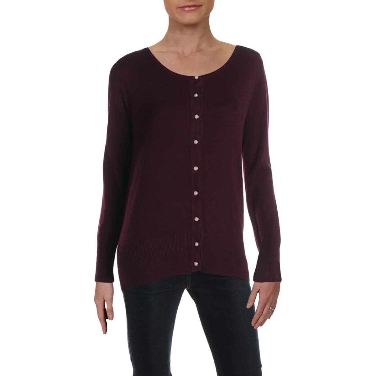 Vila Milano Womens Cardigan Sweater Embellished Long Sleeve Vila Milano Womens Cardigan Sweater Embellished Long Sleeve