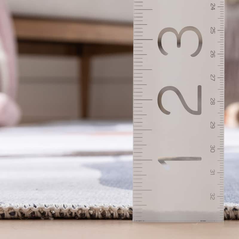 Well Woven Kids Rugs Safari Modern Machine Washable Area Rug