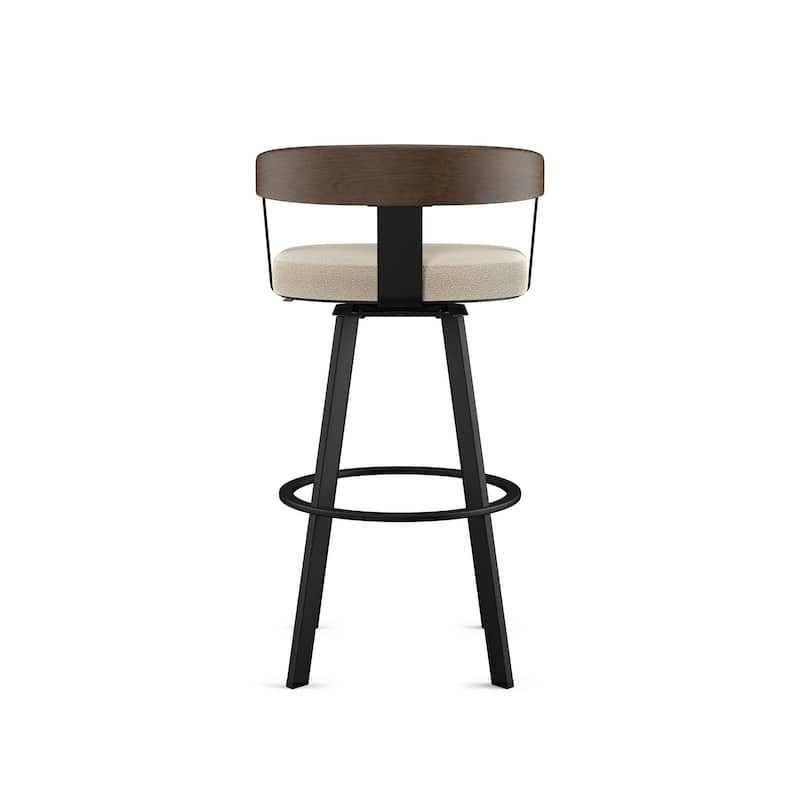 Amisco Lars Swivel Counter and Bar Stool