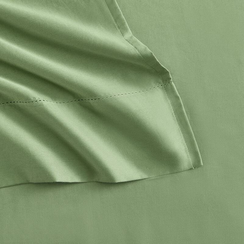 Martha By Martha Stewart Classic Elegance Solid Cotton Sheet Set