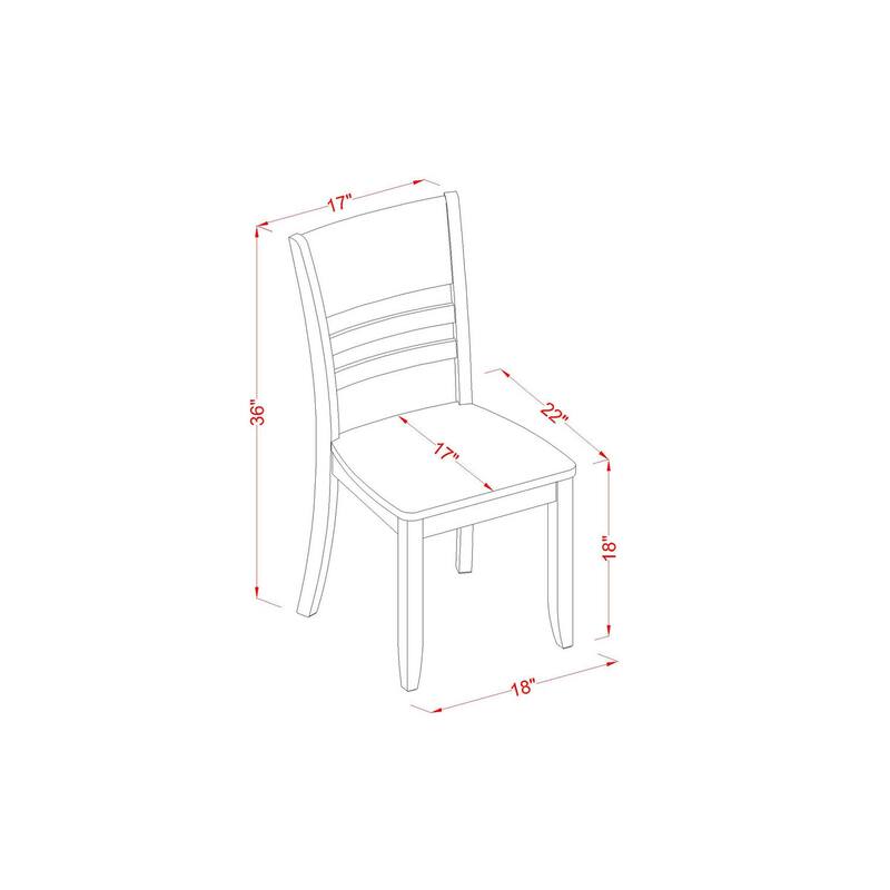 Round Kitchen Table Set with Dining Chairs - Modern Dining Room Table & Chairs