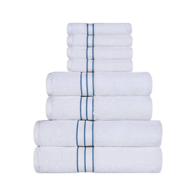 Turkish Cotton 8 Piece Absorbent Heavyweight Towel Set by Superior