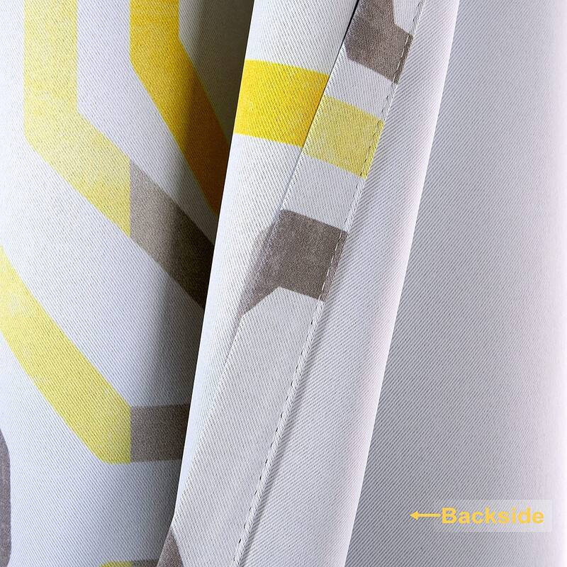 DriftAway Camden Geometric Lattice Printed Grommet Blackout Curtains