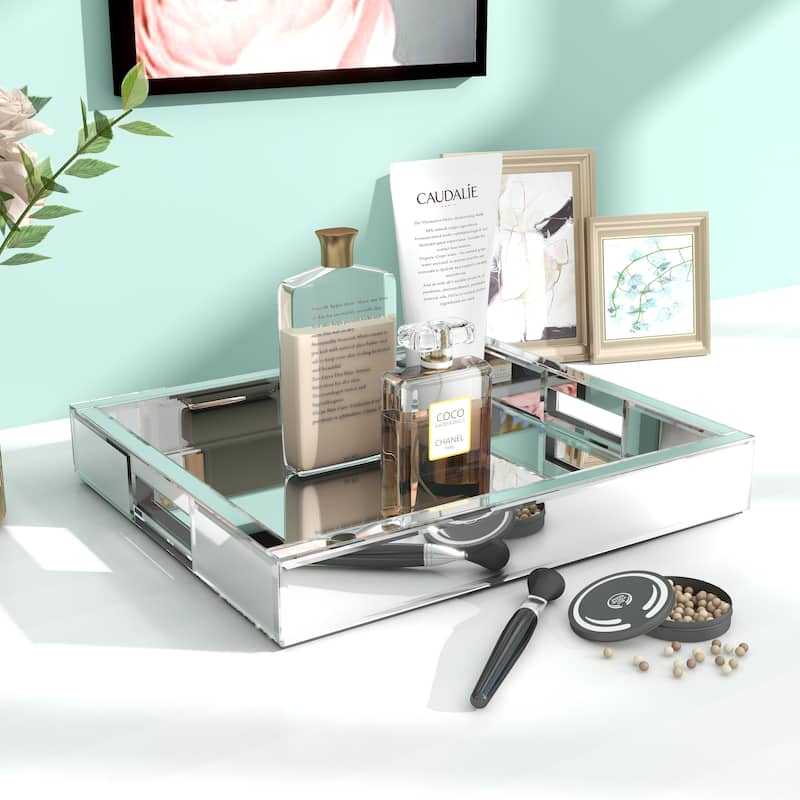 Mirror Glam Tray Decorative Tray
