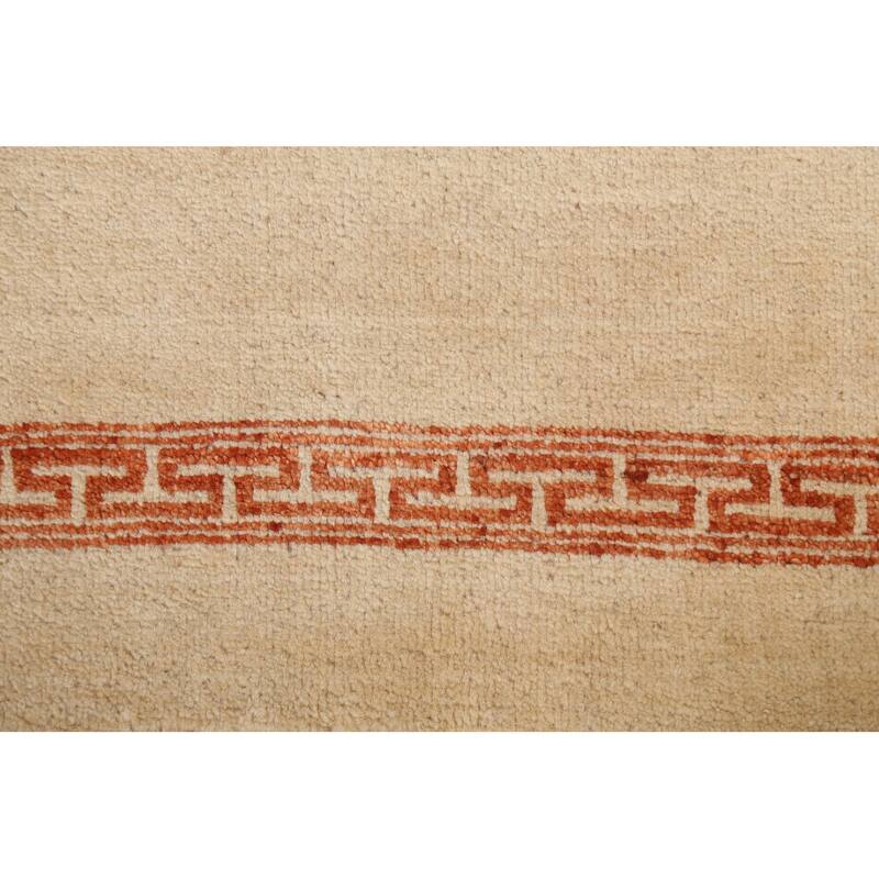 Geometric Contemporary Gabbeh Kashkoli Oriental Area Rug Wool Handmade - 3'2" x 5'1"