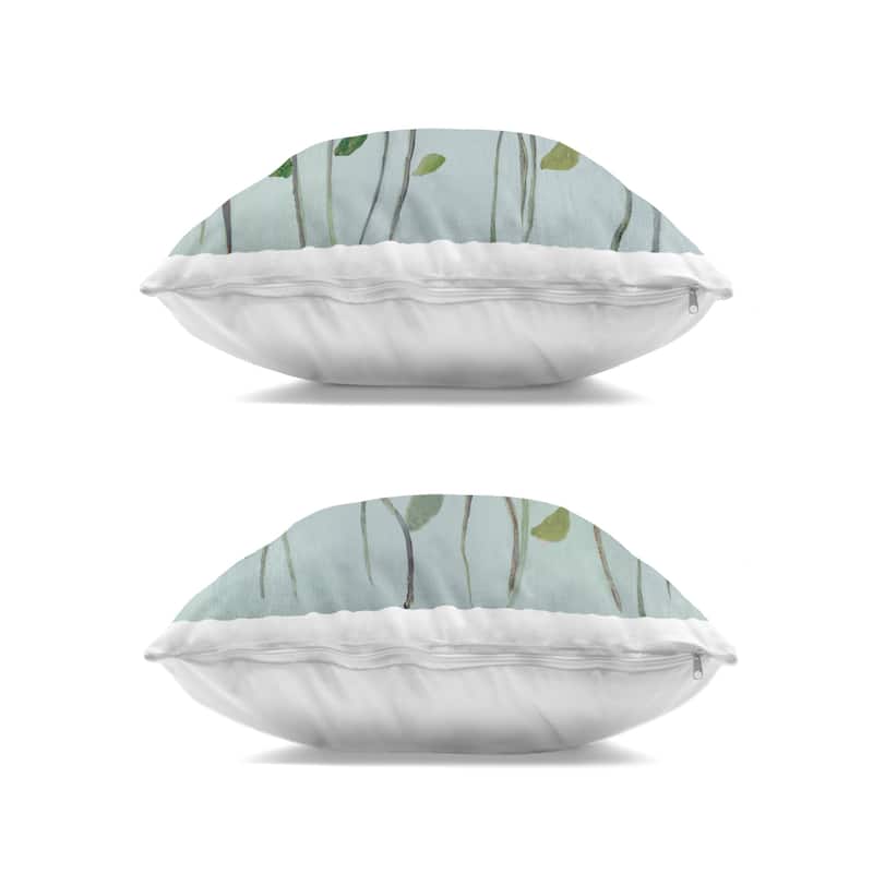 Stupell Budding Boho Blooms Decorative Printed Throw Pillow Design by Charity Henderson (Set of 2)
