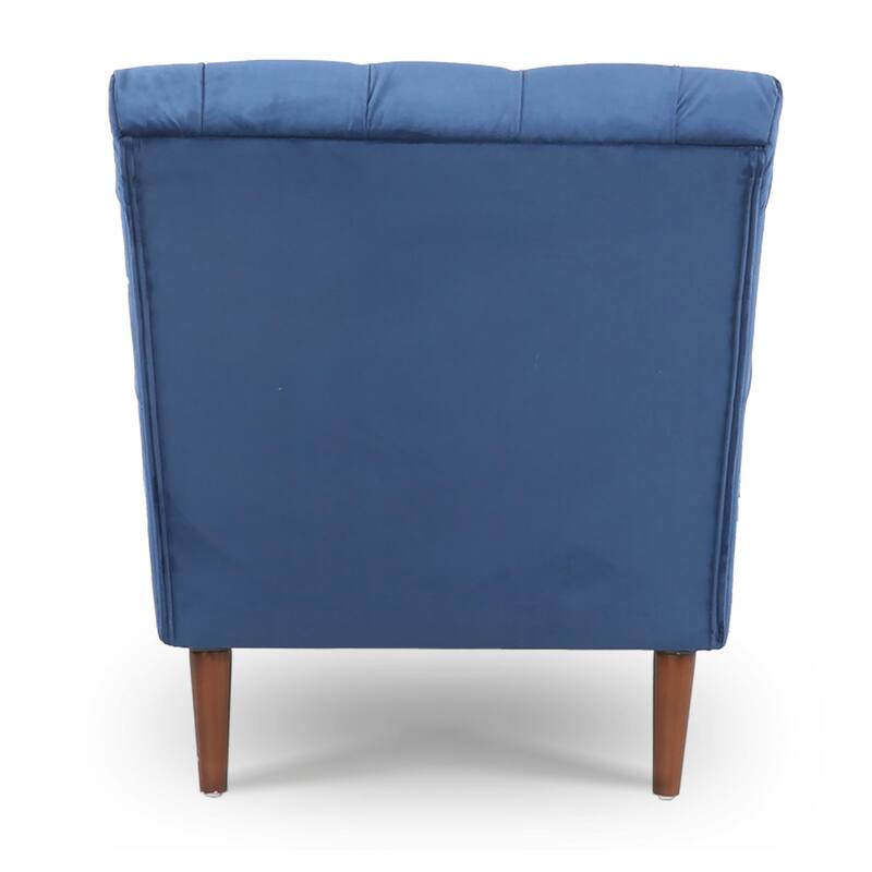 62"W Upholstered Chaise Lounge