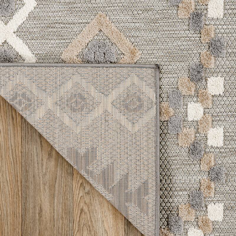 World Rug Gallery Southwestern Geometric Indoor/Outdoor Area Rug