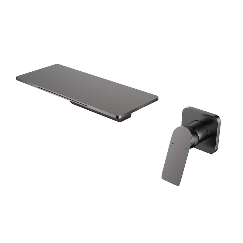 Waterfall Bathroom Sink Faucet - Gunmetal