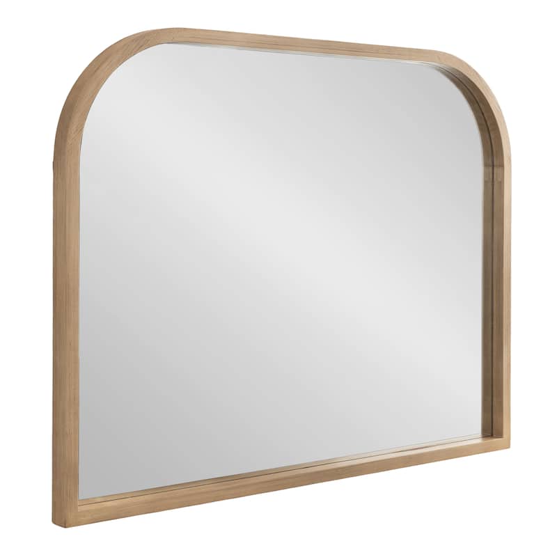 Kate and Laurel Occonor Wood Arch Mirror - 36x28 - Natural