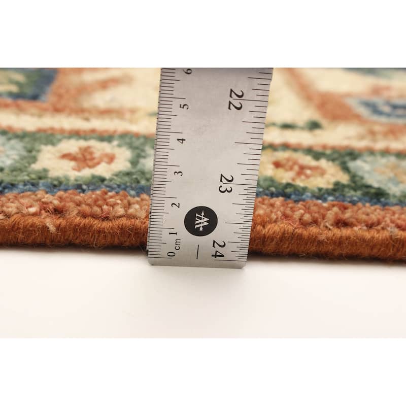 ECARPETGALLERY Hand-knotted Jules Serapi Dark Copper Wool Rug - 5'5 x 8'0