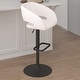preview thumbnail 117 of 178, Vinyl Adjustable Height Barstool with Rounded Mid-Back