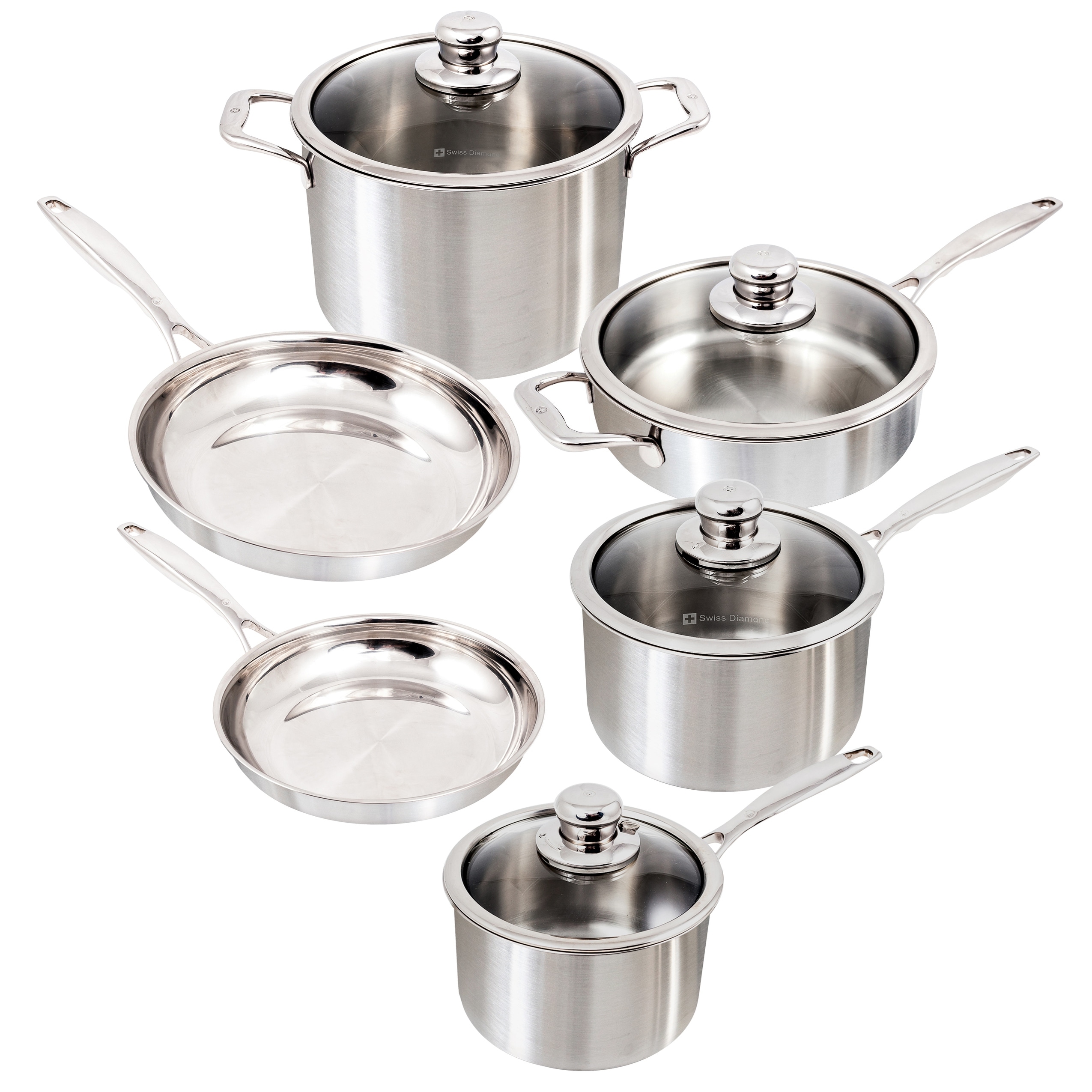 Swiss Diamond Premium Clad 10 Piece Set