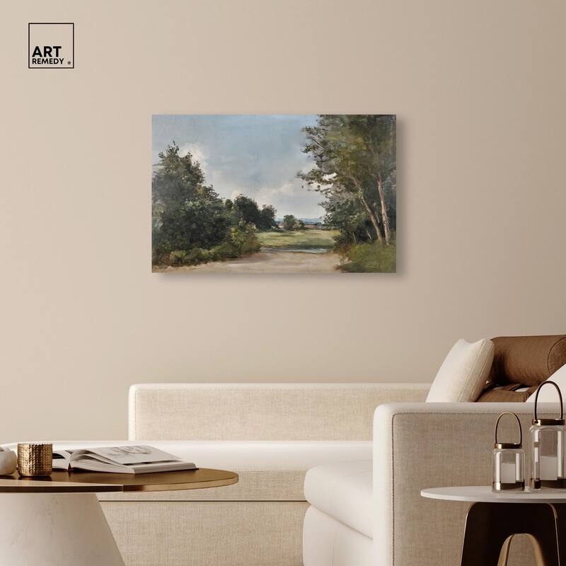 Hilltop Tower View II Canvas by Art Remedy, Gallery Wrapped