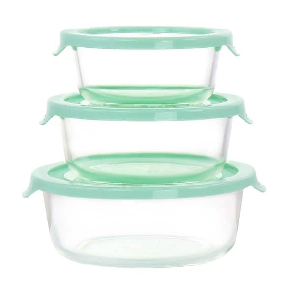 Sterilite 3.1 Cup Rectangle Ultra Seal Food Storage Container Green (6 Pack)