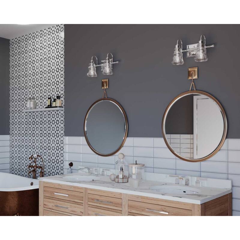 Progress Lighting Litchfield 2 Light 15-3/8" Wide Bathroom Vanity