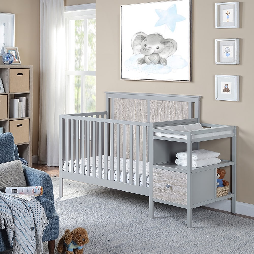 Suite Bebe Connelly 4-in-1 Crib and Changer Combo