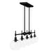 preview thumbnail 6 of 15, Hunter Xidane 5 Light Linear Chandelier - Dining Room, Kitchen Island - Contemporary, Transitional, Mid-Century Modern - 5-Light